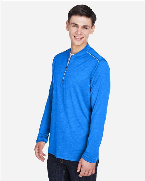Men's Kinetic Performance Quarter-Zip Pullover – On Model – Side