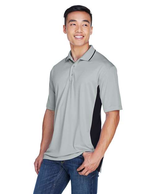 Men's Cool & Dry Sport Two-Tone Polo – On Model – Side