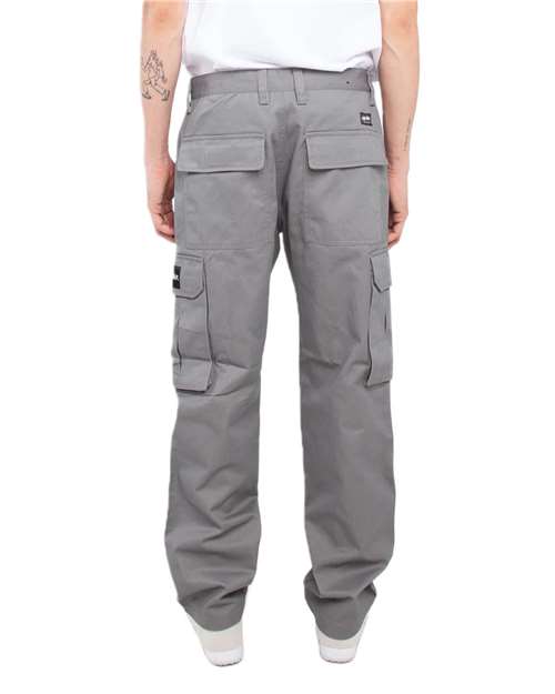 Unisex Twill Cargo Pants – On Model – Back