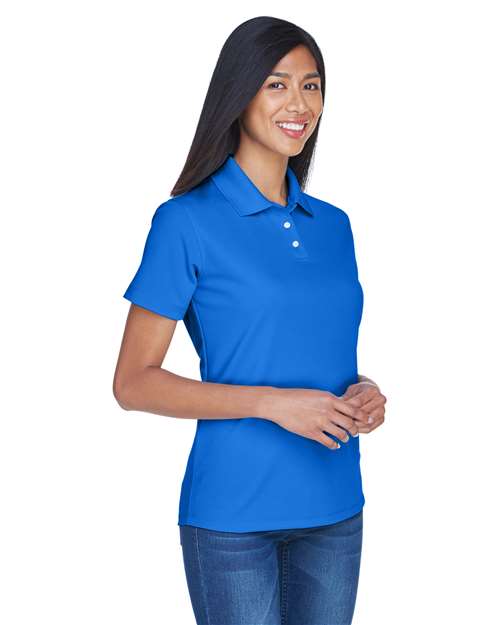 Women's Cool & Dry Stain-Release Performance Polo – On Model – Side