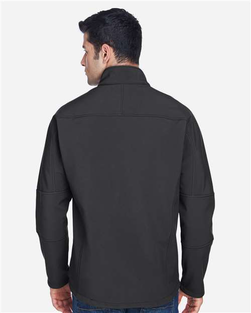 Men's Three Layer Fleece Bonded Shell Technical Jacket – On Model – Back