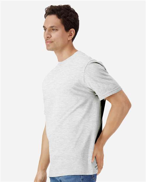 Unisex Light Cotton T-Shirt – On Model – Side