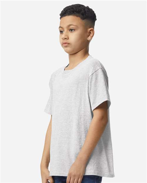 Youth Light Cotton T-Shirt – On Model – Side