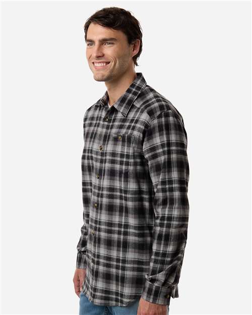 Men's Cornell Woods™ Flannel Shirt – On Model – Side