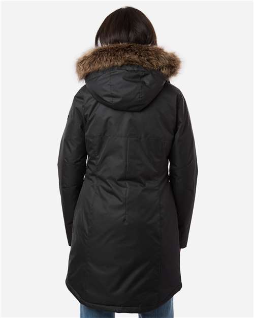 Women's Suttle Mountain™ Long Insulated Jacket – On Model – Back