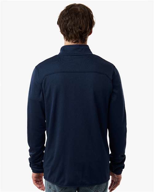 Men's Essential Hike™ Grid Fleece Full-Zip – On Model – Back