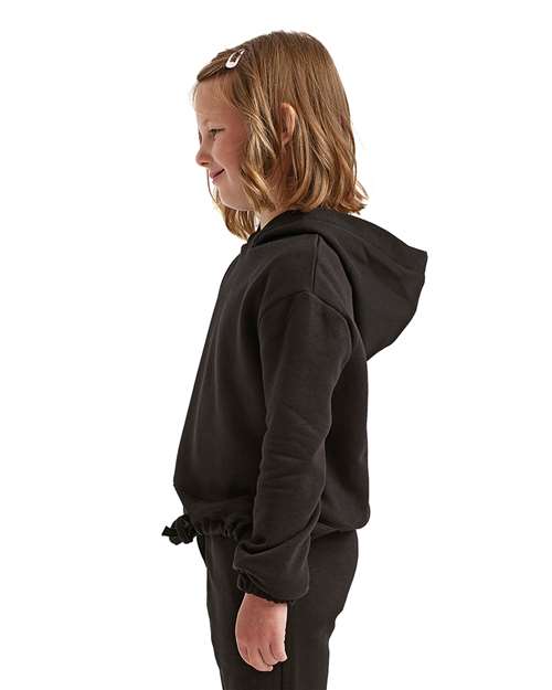 Youth Maria Hooded Sweatshirt – On Model – Side