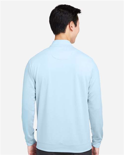 Men's McKinnon Quarter-Zip Pullover – On Model – Back