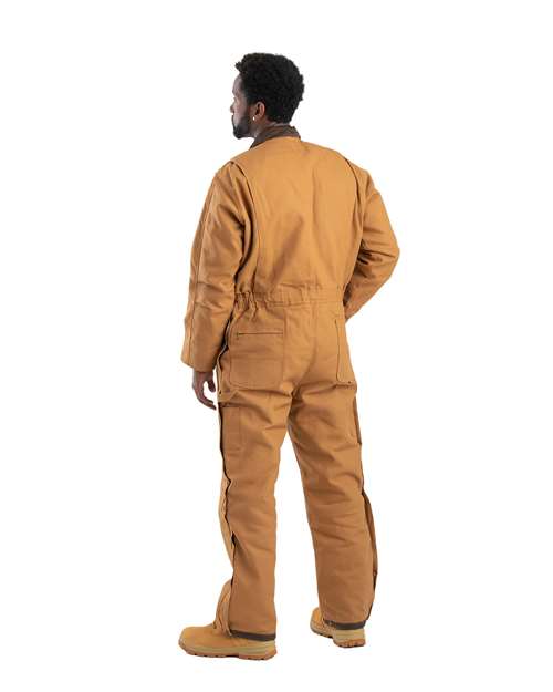 Men's Heritage Tall Duck Insulated Coverall – On Model – Back