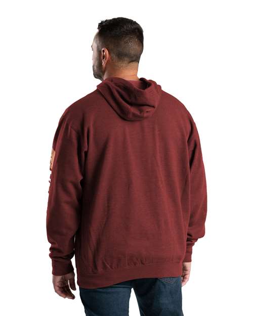 Men's Signature Sleeve Hooded Sweatshirt – On Model – Back