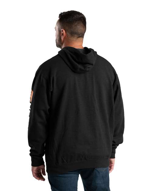 Men's Tall Signature Sleeve Hooded Sweatshirt – On Model – Back