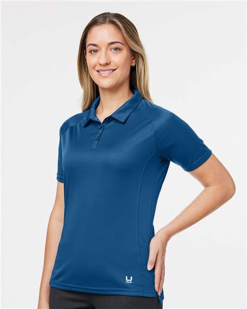Women’s LoPro Solid Performance Polo – On Model – Side