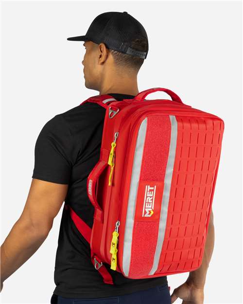 Rapid™ PRO X Red Backpack Bag – On Model – Back