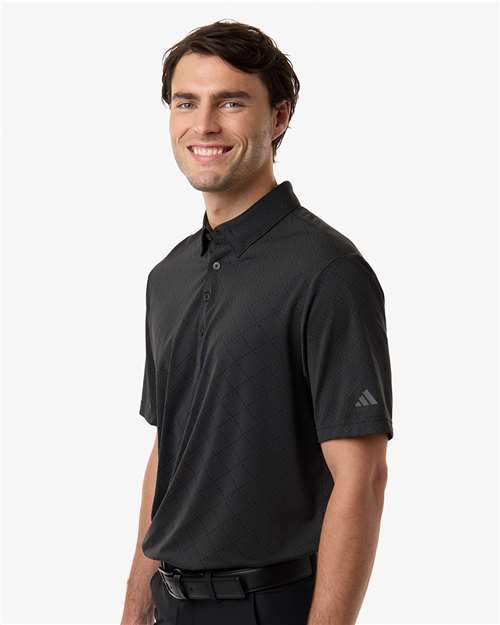 Men's Ultimate365 Jacquard Polo – On Model – Side