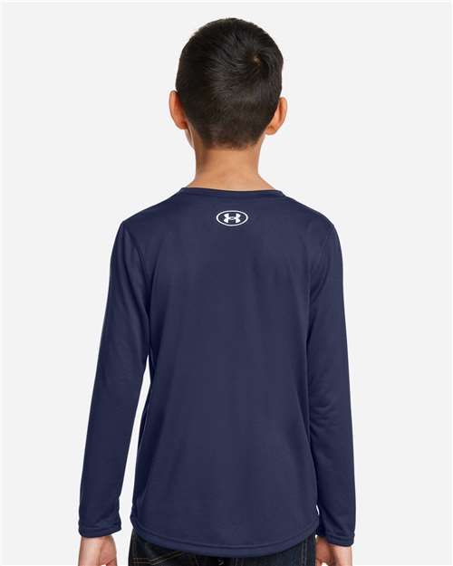 Youth Tech™ Team Long Sleeve T-Shirt – On Model – Back