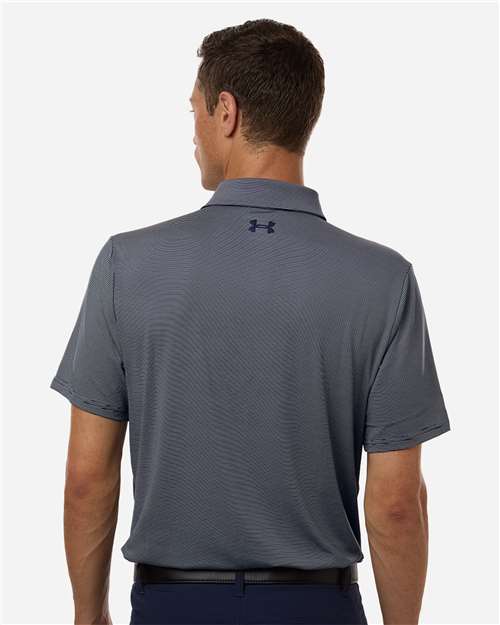 Men's Playoff 3.0 Stripe Polo – On Model – Back
