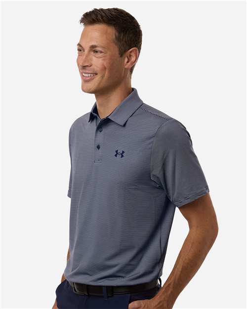 Men's Playoff 3.0 Stripe Polo – On Model – Side