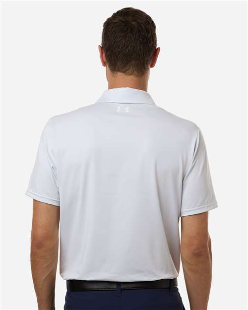 Men's Playoff 3.0 Stripe Polo – On Model – Back