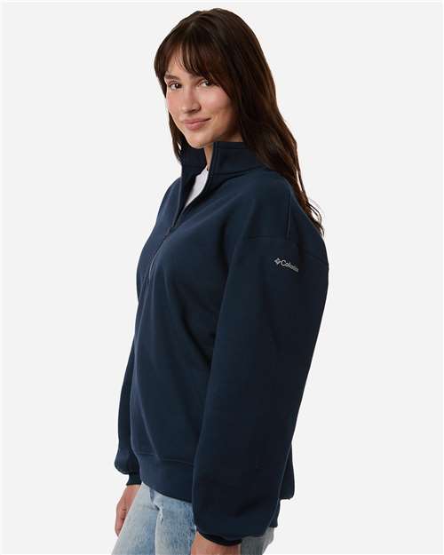 Women's Aldermore Half-Zip Pullover – On Model – Side