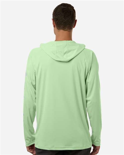 Men's PFG Terminal Tackle™ Hooded Long Sleeve T-Shirt – On Model – Back