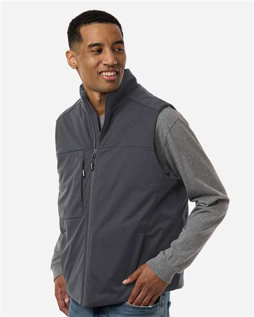 Unisex Techno Lite Flat-Fill Insulated Vest – On Model – Side