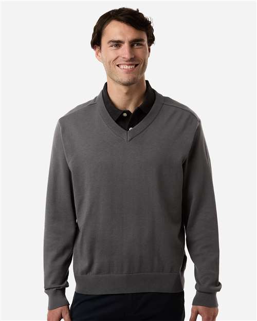 Men's New Classics V-Neck Sweater – On Model