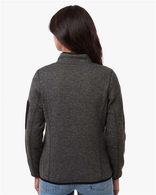 Women's Jasper Full-Zip Fleece Jacket – On Model – Back