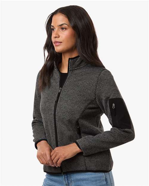 Women's Jasper Full-Zip Fleece Jacket – On Model – Side