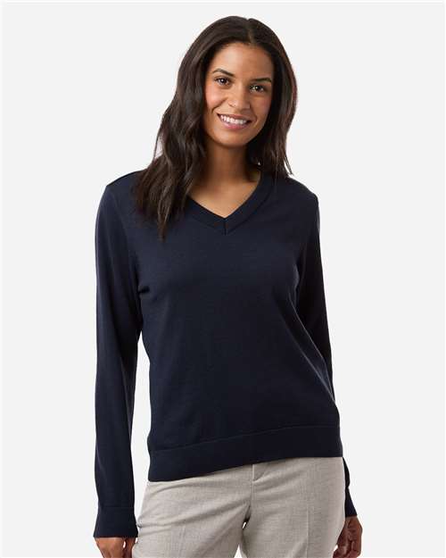 Women's New Classics V-Neck Sweater – On Model