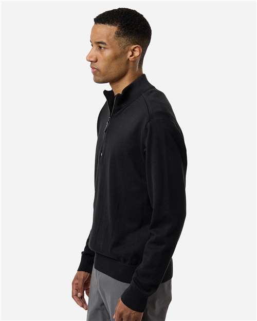 Men's New Classics Quarter-Zip Sweater – On Model – Side