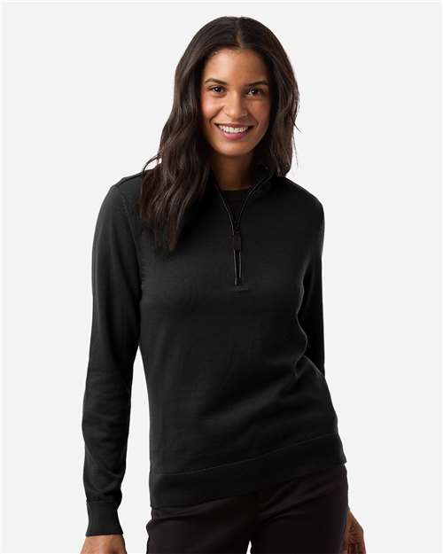 Women's New Classics Quarter-Zip Sweater – On Model