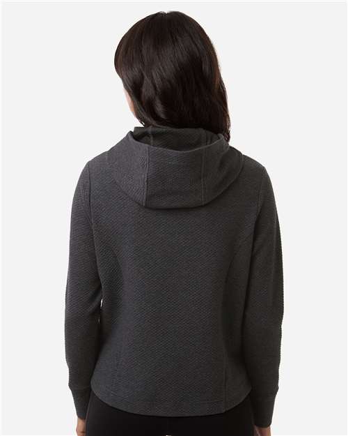 Women's Spirit Textured Hooded Pullover – On Model – Back