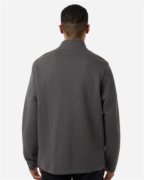 Men's Berkeley Textured Full-Zip Jacket – On Model – Back
