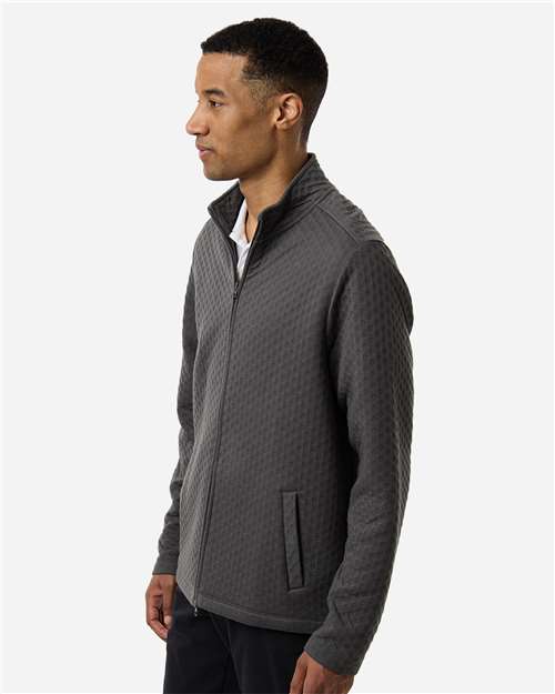 Men's Berkeley Textured Full-Zip Jacket – On Model – Side