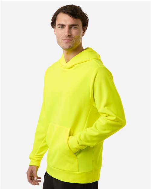 Unisex Squad Hooded Tech Fleece Pullover – On Model – Side