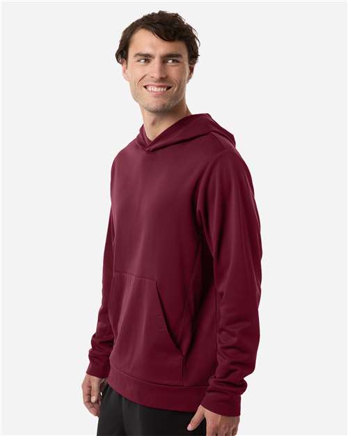 Unisex Squad Hooded Tech Fleece Pullover – On Model – Side