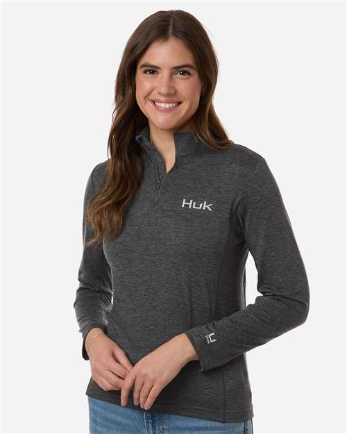 Women's Coldfront+ Quarter-Zip Pullover – On Model