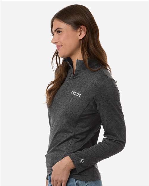 Women's Coldfront+ Quarter-Zip Pullover – On Model – Side