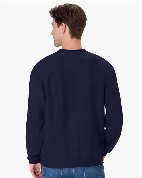 Unisex Beefy® Sweats Premium Heavyweight Crewneck Sweatshirt – On Model – Back