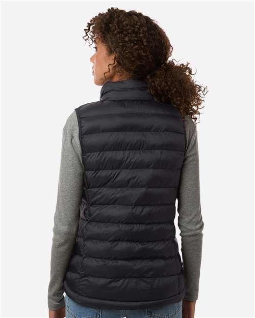 Women's Lightweight Poly-filled Packable Vest – On Model – Back
