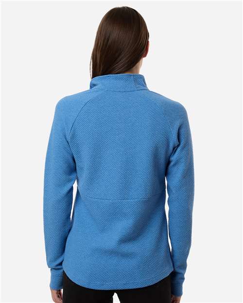 Women's Spirit Textured Quarter-Zip Pullover – On Model – Back