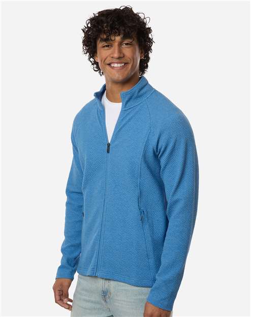 Men's Spirit Textured Full-Zip – On Model – Side