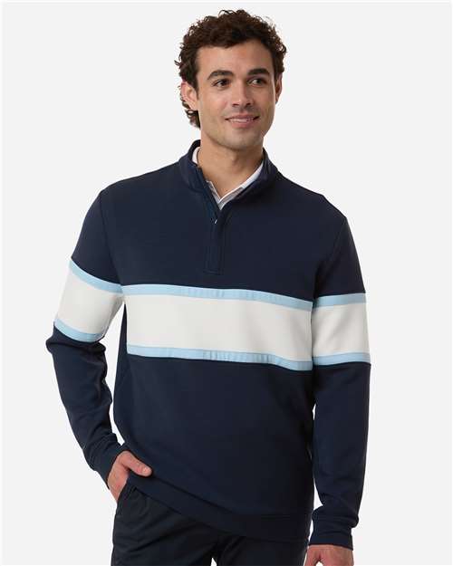 Men's Owen Quarter-Zip Colorblock Pullover