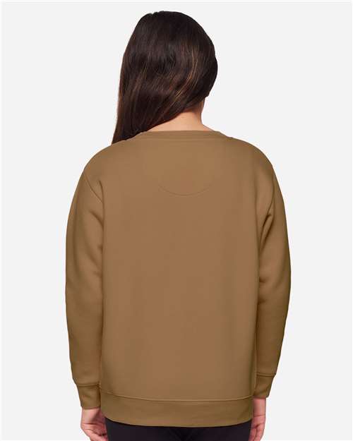 Youth Crewneck Sweatshirt – On Model – Back