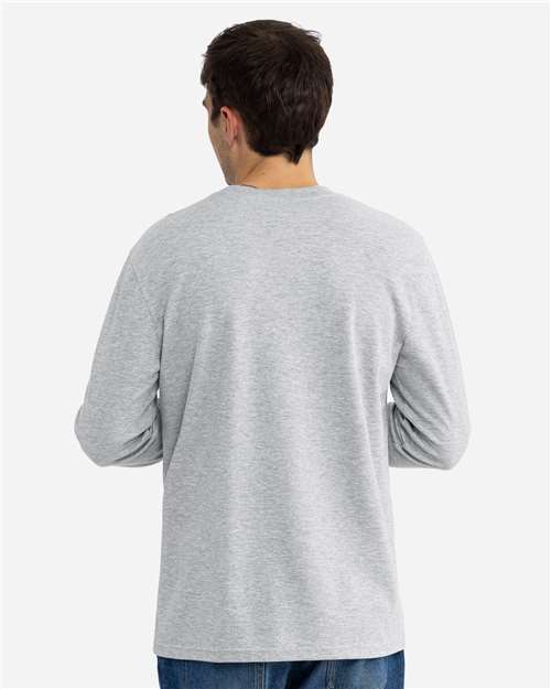 Unisex Ideal Thermal Long Sleeve T-Shirt – On Model – Back