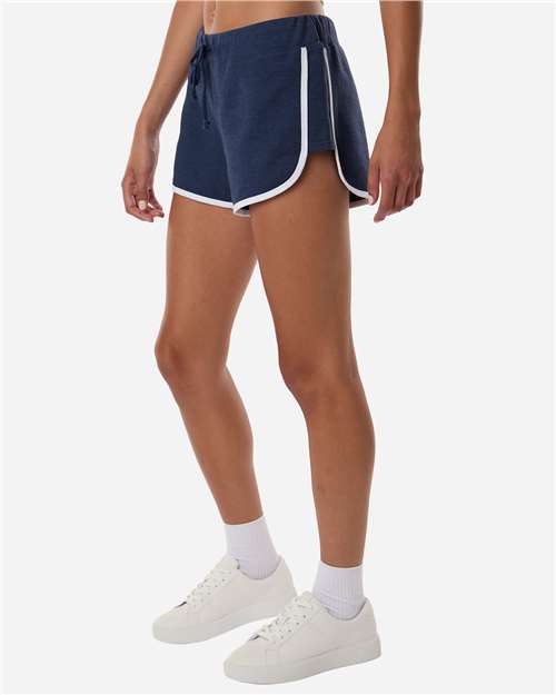 Women's French Terry Shorts – On Model – Side