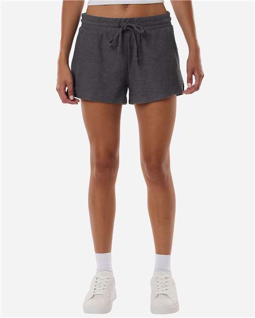 Women's Rib Knit Corded Shorts
