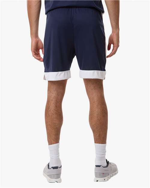 Unisex Match-Up Basketball Shorts – On Model – Back