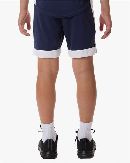 Youth Match-Up Basketball Shorts – On Model – Back
