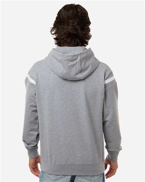 Unisex Heritage Prep Hooded Sweatshirt – On Model – Back